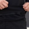 بلوزدورس دونخ ساده داخل کرکی رنگ مشکی سایز4XL