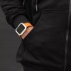 سوییشرت دورسBROKE پشت و جلو زیپداررنگ مشکی سایز5XL