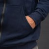سوییشرت دورسBROKE پشت و جلو زیپداررنگ سورمه ای سایز4XL