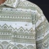 ست پیراهن شلوارک بیسکوییتی مائوری 2 رنگ سبزسایز5XL
