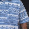 ست پیراهن شلوارک بیسکوییتی مائوری 2 رنگ آبی سایز5XL
