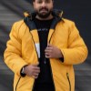 کاپشن دو رو سه رنگ ضدآب ECER ICON رنگ مشکی خردلی سایز6XL