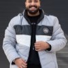 کاپشن دو رو سه رنگ ضدآب ECER ICON رنگ طوسی مشکی سایز5XL