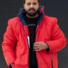 کاپشن دو رو سه رنگ ضدآب ECER ICON رنگ سورمه ای قرمزسایز6XL