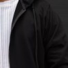 سوییشرت دورس کلاهدارساده PACO رنگ مشکی سایز5XL