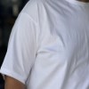 تیشرت پنبه بیسیک سادهAF رنگ سفید سایز4XL