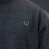 بافت ریز GANT یقه گرد رنگ ذغالی سایز3XL