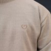 بافت ریز GANT یقه گرد رنگ کرم سایز5XL