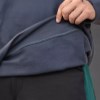 هودی کلاهدار نیم زیپ PACO رنگ طوسی سایز5XL
