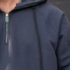 هودی کلاهدار نیم زیپ PACO رنگ طوسی سایز5XL