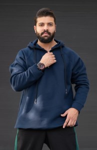 هودی کلاهدار نیم زیپ PACO