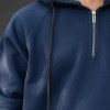 هودی کلاهدار نیم زیپ PACO رنگ سورمه ای سایز5XL