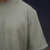 تیشرت مراکشی راه راه درشت آستین پاکتی رنگ سبزسایز5XL