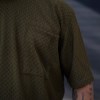تیشرت مراکشی طرح لوزی جیب دار رنگ سبزسایز5XL