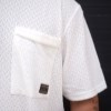 تیشرت مراکشی طرح زیگزاگ جیب دار رنگ سفیدسایز5XL