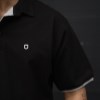تیشرت جودون یقه دارBRESHKA رنگ مشکی سایز6XL