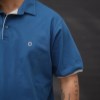 تیشرت جودون یقه دارBRESHKA رنگ آبی سایز4XL