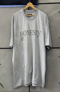 تیشرت پنبه HONESTY جلوچاپ