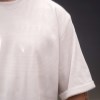 تیشرت مراکشی راه راه درشت آستین پاکتی رنگ کرم سایز6XL
