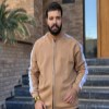 سوییشرت یقه خلبانی PACO رنگ کرم سایز5XL