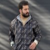 سوییشرت کلاهدار ICON رنگ مشکی سایز4XL