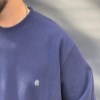 بلوزدورس بافت یقه گردGC رنگ سورمه ای سایز3XL
