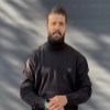 بلوز بافت یقه اسکی مشکی سایز4XL