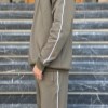 ست دورس نیم زیپ اسلش PACO رنگ سبز سایز5XL
