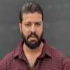 پیراهن پشمی چهارخونه BRS رنگ زرشکی سایز6XL