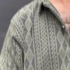 پیراهن پشمی لوزی BRS رنگ سبزسایز5XL