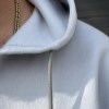 سوییشرت دورس پنبه کلاهدارPOLO رنگ طوسی روشن سایز4XL
