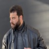 کاپشن چرم صنعتی داخل خز رنگ مشکی سایز7XL