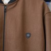کاپشن فوترزیپدار رنگ شتری سایز4XL