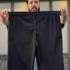 ست تیشرت شلوارک بیسکوییتی SB رنگ مشکی سایز5XL