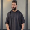 ست تیشرت شلوارک مراکشی qp رنگ مشکی سایز5XL