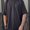 ست تیشرت شلوارک مراکشی qp رنگ مشکی سایز5XL