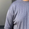 ست تیشرت شلوارک مراکشی qp رنگ طوسی سایز5XL