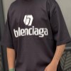 تیشرت پنبه-ماکان BALANCIAGA رنگ مشکی سایز4XL