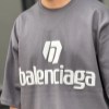 تیشرت پنبه-ماکان BALANCIAGA رنگ طوسی سایز4XL