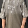 تیشرت پنبه-ماکان KITSUNEرنگ سبز سایز5XL