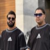 ست تیشرت-شلوارک پنبه ADIDASرنگ مشکی سایز 4XL