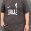 ست تیشرت-شلوارک پنبه طرح BULLSرنگ مشکی سایز 6XL