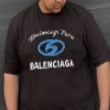 ست تیشرت-شلوارک پنبه طرح B.Pرنگ مشکی سایز 6XL