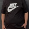 ست تیشرت-شلوارک پنبه طرح NIKEرنگ مشکی سایز 3XL