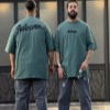 تیشرت پنبه جلو-پشت گلدوزی PALERMOرنگ سبز سایز5XL