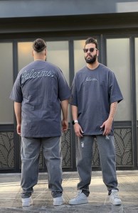 تیشرت پنبه جلو-پشت گلدوزی PALERMO