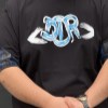 تیشرت باکسی پیستوله طرح DIOR رنگ مشکی سایز 4XL