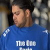 تیشرت ماکان چاپDTF طرح THE ONE PARIS رنگ آبی سایز6XL