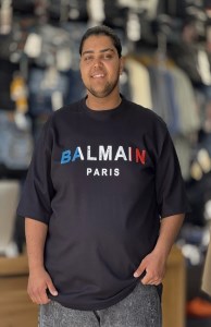 تیشرت ماکان طرح BALMAIN