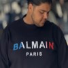 تیشرت ماکان طرح BALMAINرنگ مشکی سایز5XL